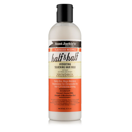 Aunt Jackie's Curls & Coils Flaxseed Recipes Half & Half Hydrating Silkening Hair Milk