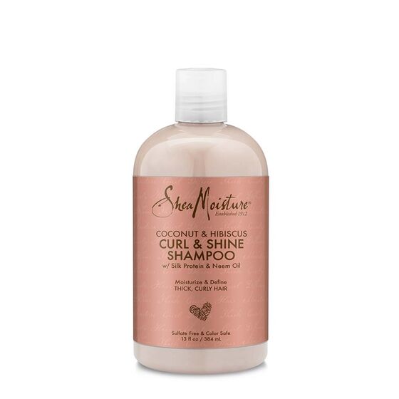 Shea Moisture Coconut & Hibiscus Curl & Shine Shampoo - flocohair