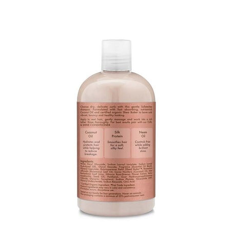 Shea Moisture Coconut & Hibiscus Curl & Shine Shampoo - flocohair