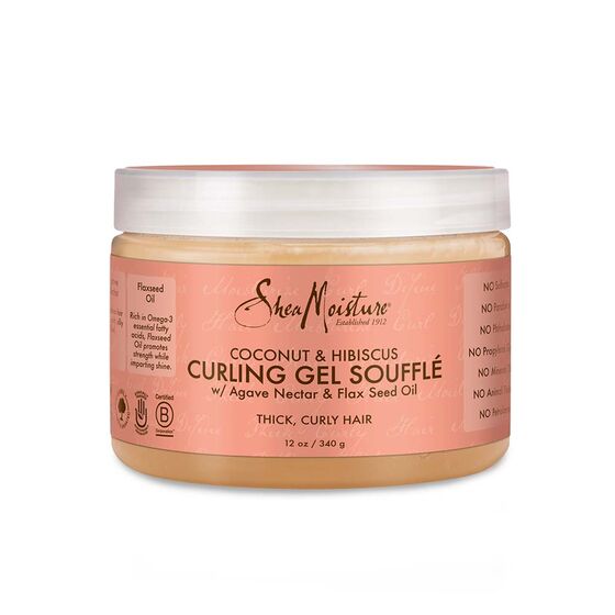 Shea Moisture Coconut & Hibiscus Curling Gel Soufflé - flocohair