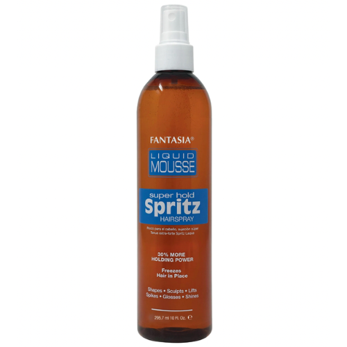 Fantasia Liquid Mousse Spritz Hair Spray Super Hold, 10 Fl Oz