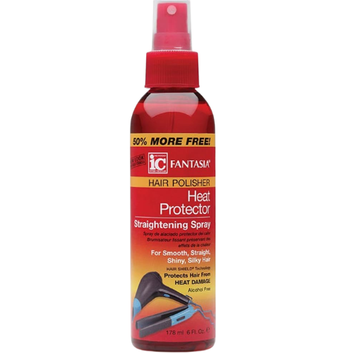 Fantasia IC Hair Polisher Heat Protector Straightening Spray 6oz