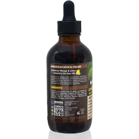 Jamaican Mango & Lime Black Castor Oil - Extra Dark 8oz