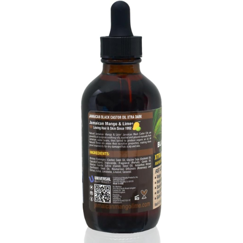 Jamaican Mango & Lime Black Castor Oil - Extra Dark 8oz