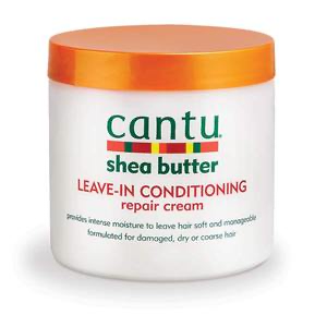 Cantu Shea Butter Leave In Conditioning Repair Cream - flocohair