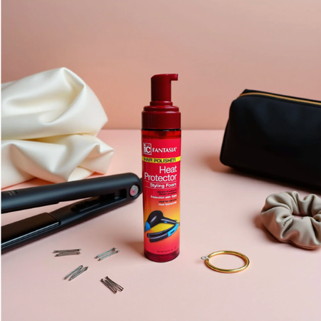 Fantasia IC Hair Polisher Heat Protector Styling Foam