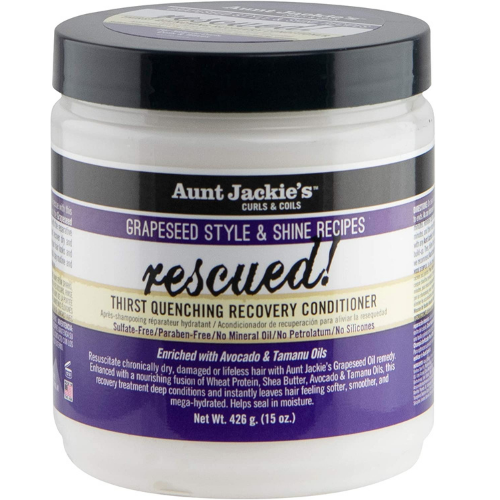 Aunt Jackie's Grapeseed Style & Shine Recipes RESCUED! Thirst Quenching Recovery Conditioner