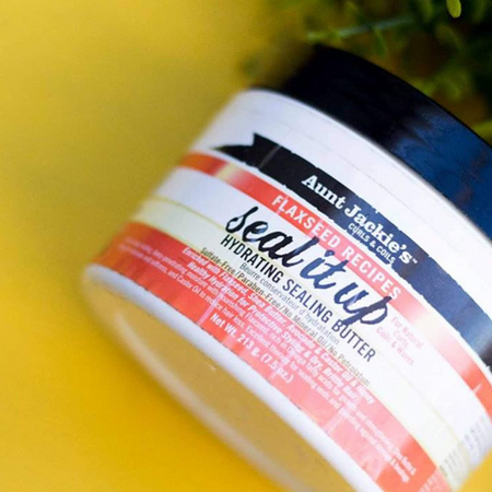 Aunt Jackie's Curls & Coils Flaxseed Recipes Seal It Up Hydrating Sealing Butter
